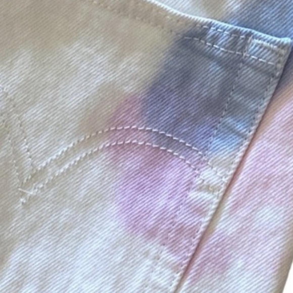 NWT LEVIS Strauss 501 Button Fly High Waist Straight Jean 30x 30 White …Hippie - Picture 12 of 16